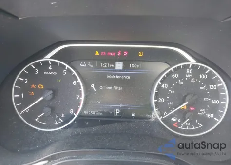 2020 Nissan Maxima Sv Xtronic Cvt z USA, uszkodzony, nr VIN 1N4AA6CV1LC377120